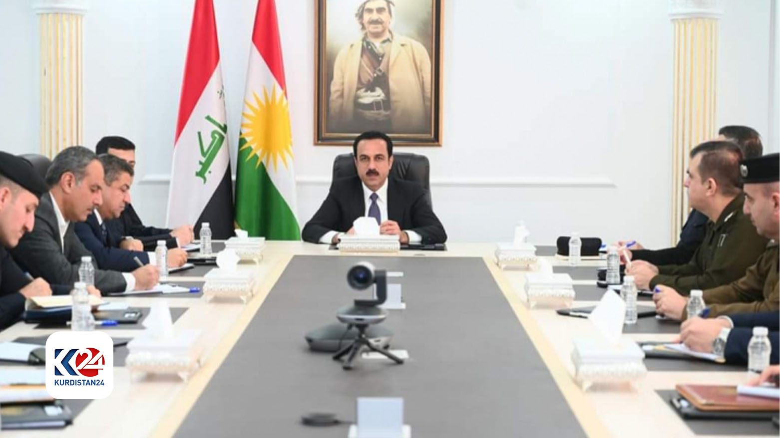 کۆبوونەوەی لیژنەی ئەمنی پارێزگای هەولێر